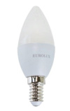 Лампа светодиодная Eurolux LL-E-C37-5W-230-2,7K-E14